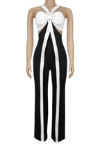 Crisscross Ribbon Cutout Jumpsuit Lavish Daily