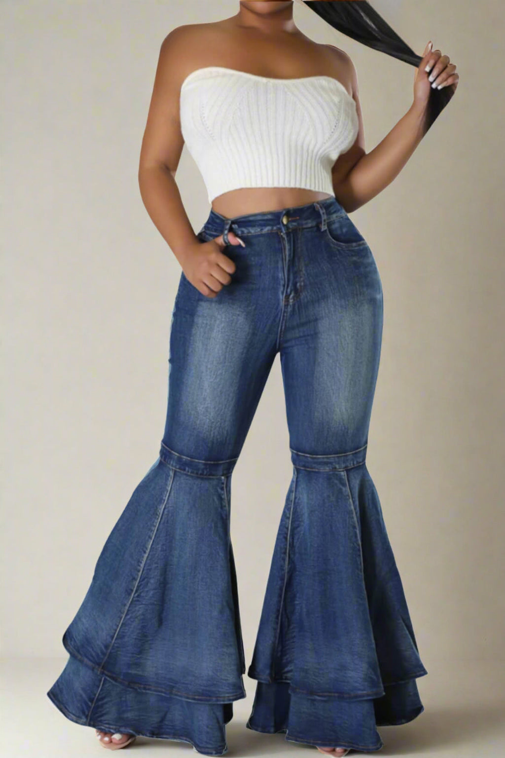 Bell Bottom Jeans Lavish Daily