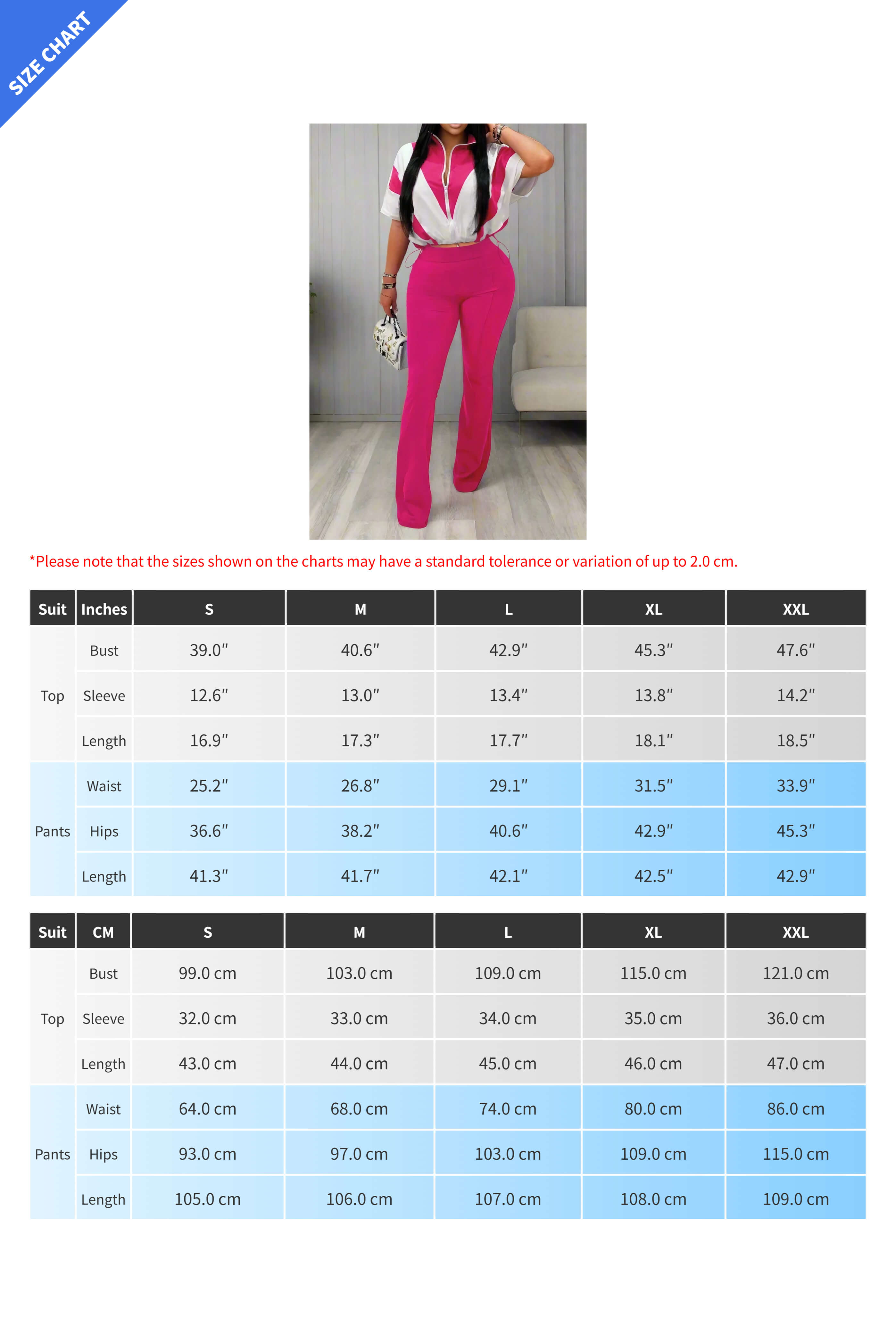 Elastic Waist Colorblock Sport 2-Piece Set Lavish Daily