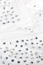 Mesh Diamond Rhinestone Mini Dress Lavish Daily