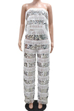 Fringe Sequin Pants Set Lavish Daily