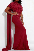 Elegant Pleated Maxi Dress Lavish Daily