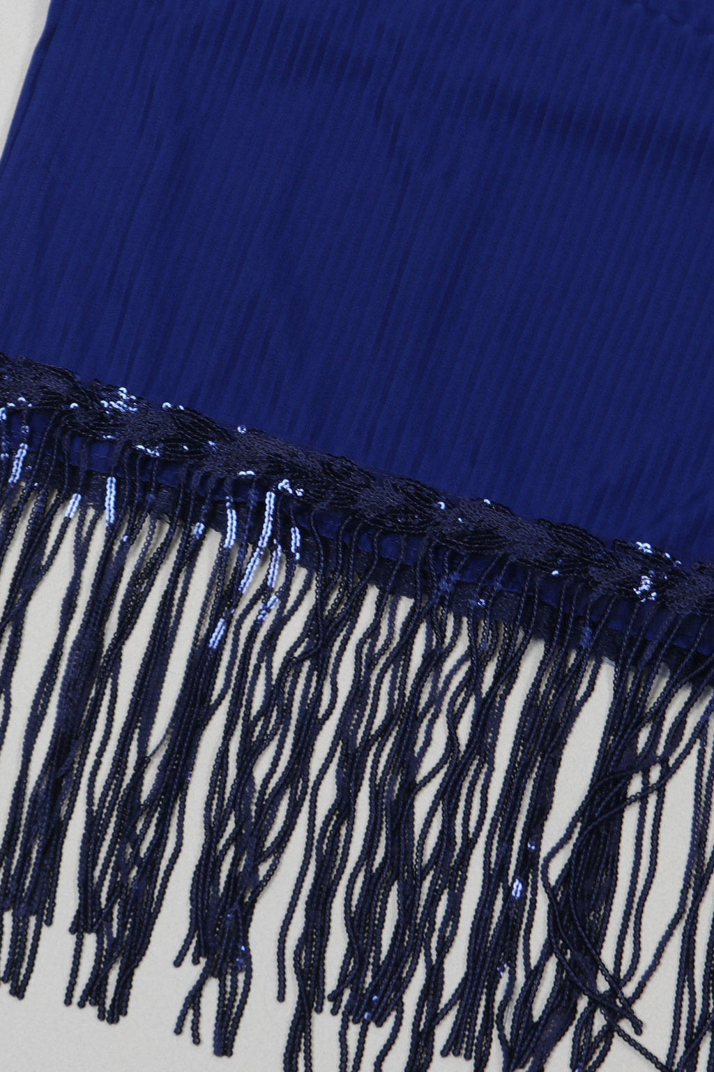 Sequin Fringe Batwing Sleeve Bodycon Dress Lavish Daily