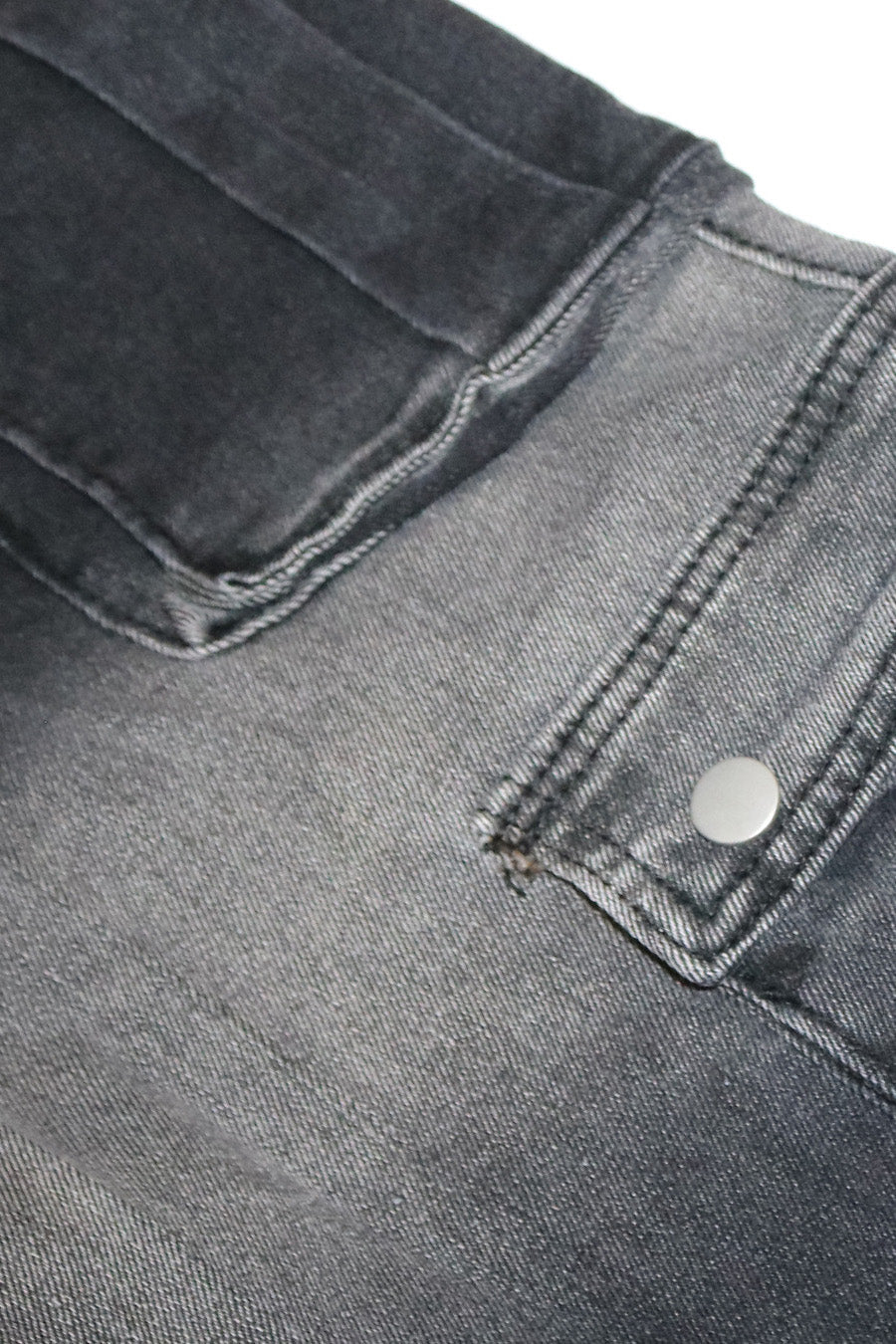 Casual Multi-Pocket Ombre Wide-Leg Jeans Lavish Daily