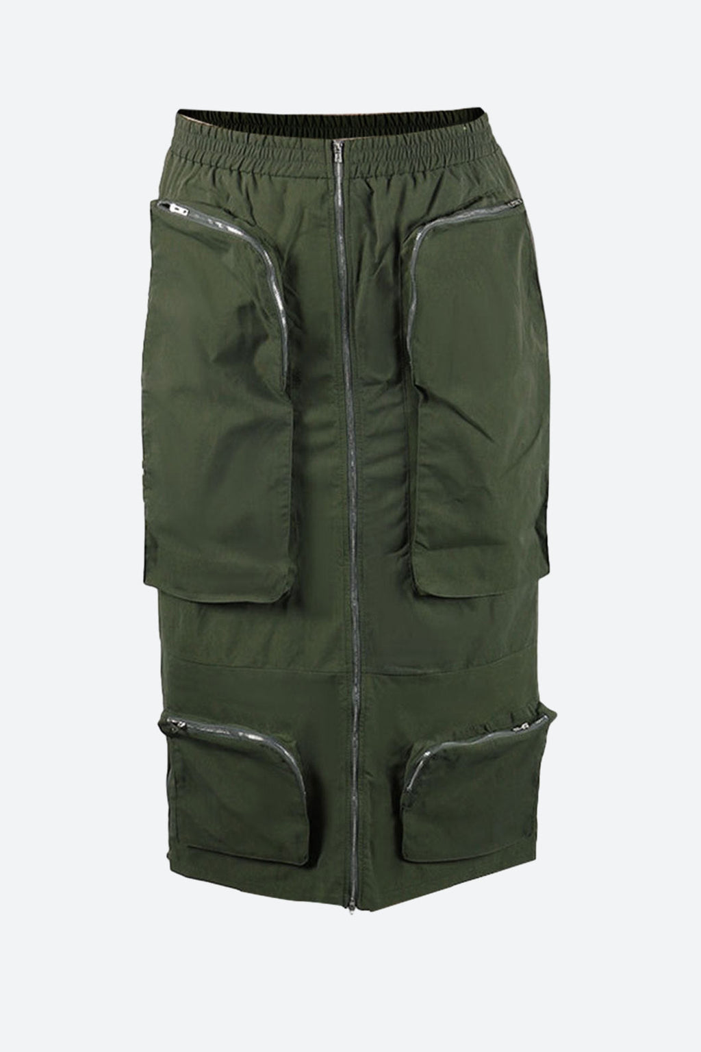 Cargo Zipper Skirt Lavish Daily