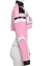 Faux Leather Varsity Jacket Lavish Daily