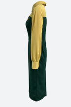 Green and Lemon Dress Lavish Daily