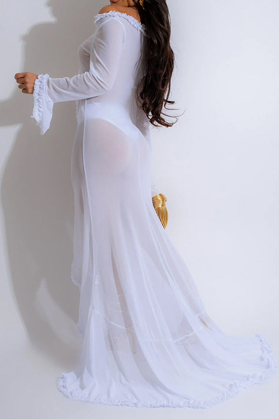 Maxi Ruffle Dress Lavish Daily