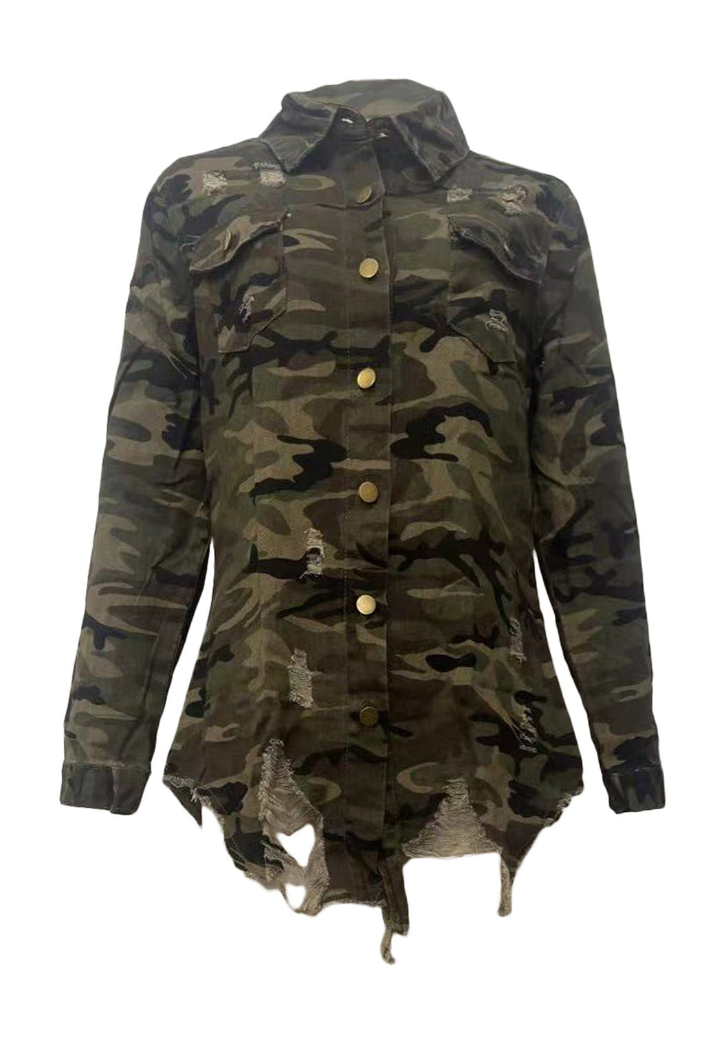 Camo Print Jacket LavishDaily