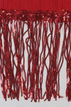 Fringe Combo Dress Lavish Daily