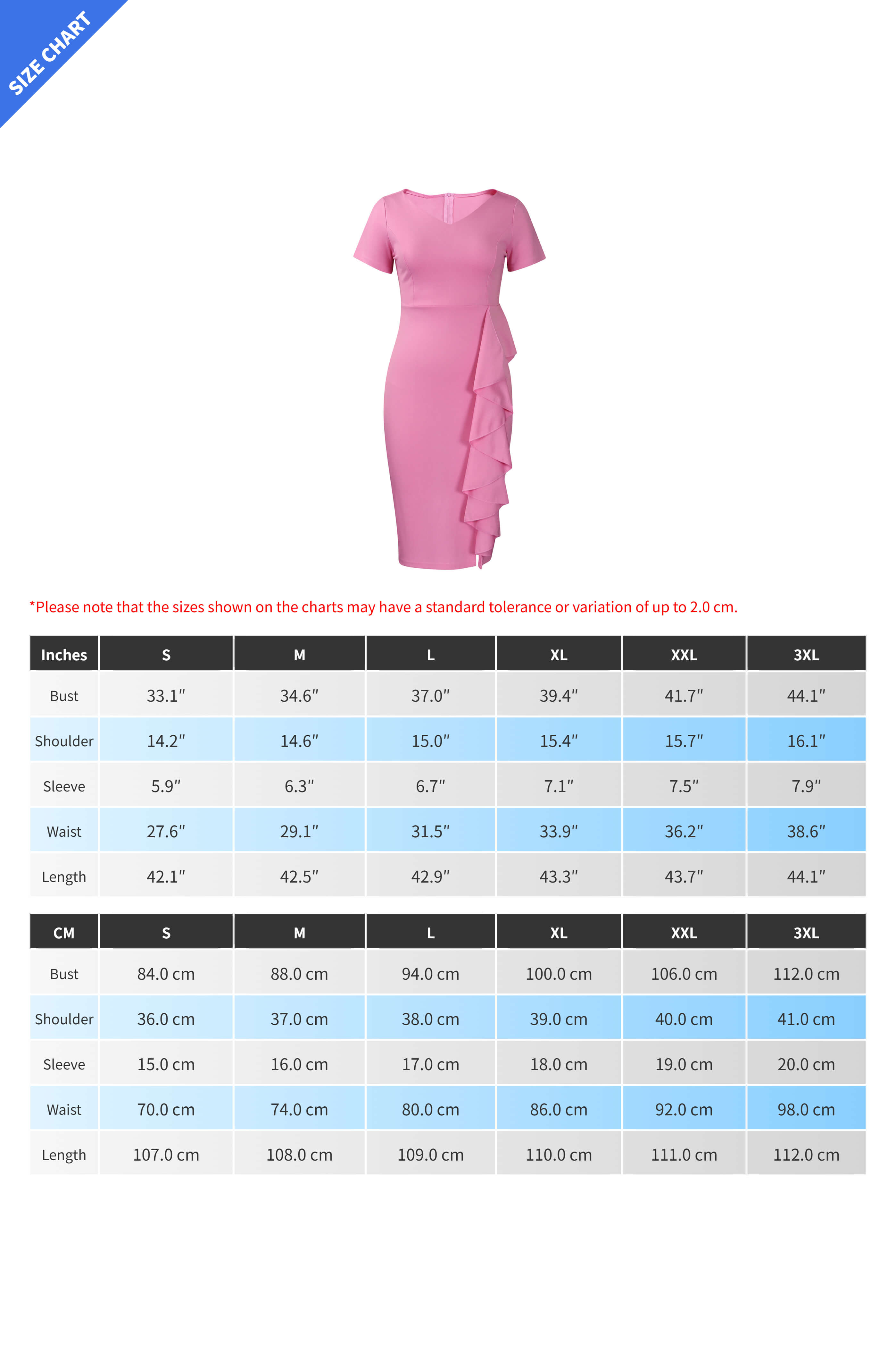 Solid Color Hip Ruffled High-Waisted Dress Lavish Daily