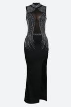 Turtleneck Sequin Bridal Dress Lavish Daily