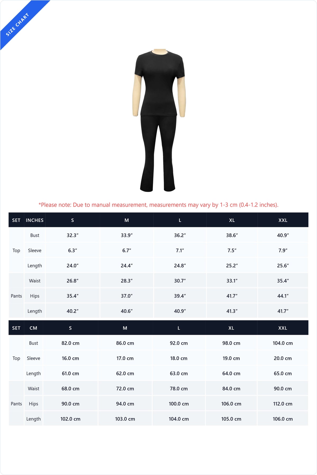 Fitted Short Sleeve Flare Pant Set Lavish Daily