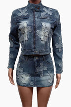 Denim 2 Piece Set Lavish Daily