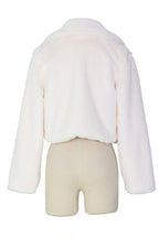 Faux Leather Lapel Short Jacket Lavish Daily