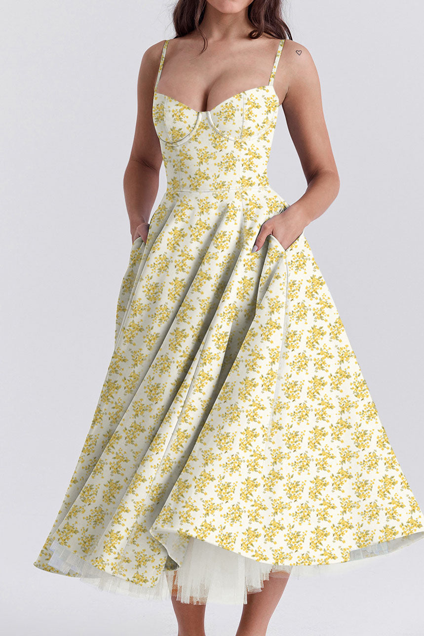 Luxury Spaghetti Strap Princess Dress Lavish Daily