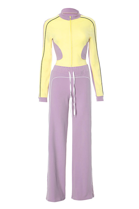 Stand Collar Slim Fit Sport Shorts Set Lavish Daily