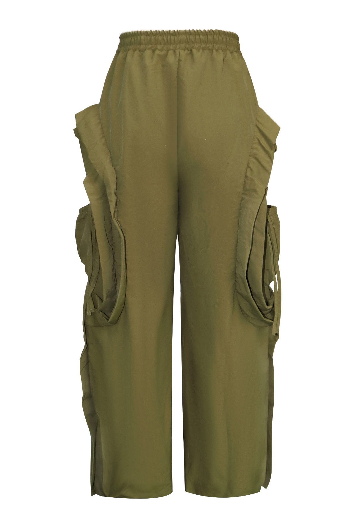 Ruffle Cargo Pants Lavish Daily