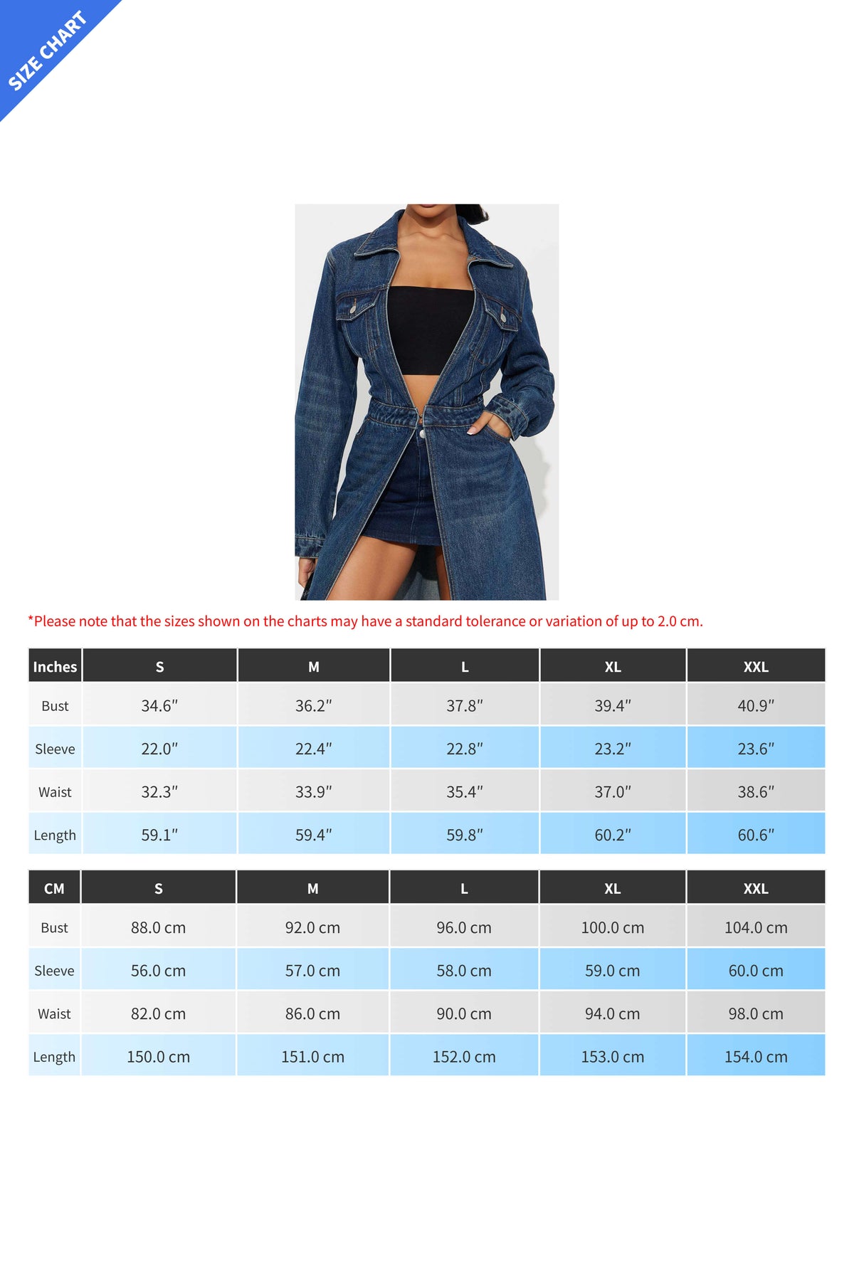 Long Sleeve Denim Trench Cardigan Lavish Daily