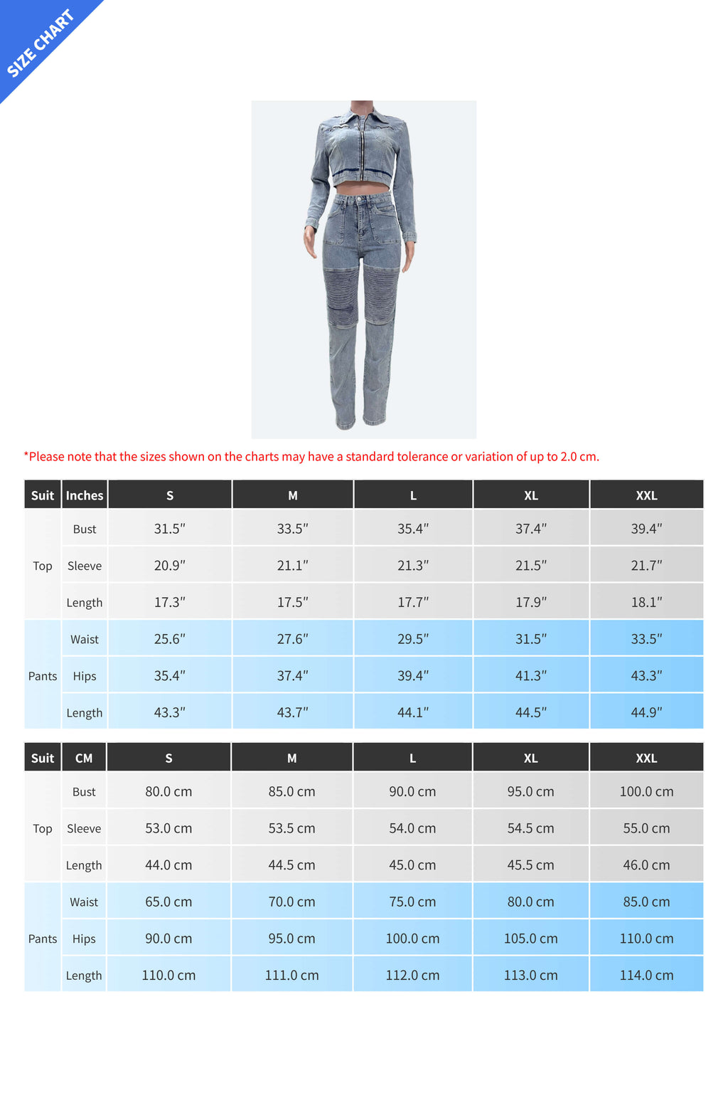 Denim Jacket & Pants Set Lavish Daily