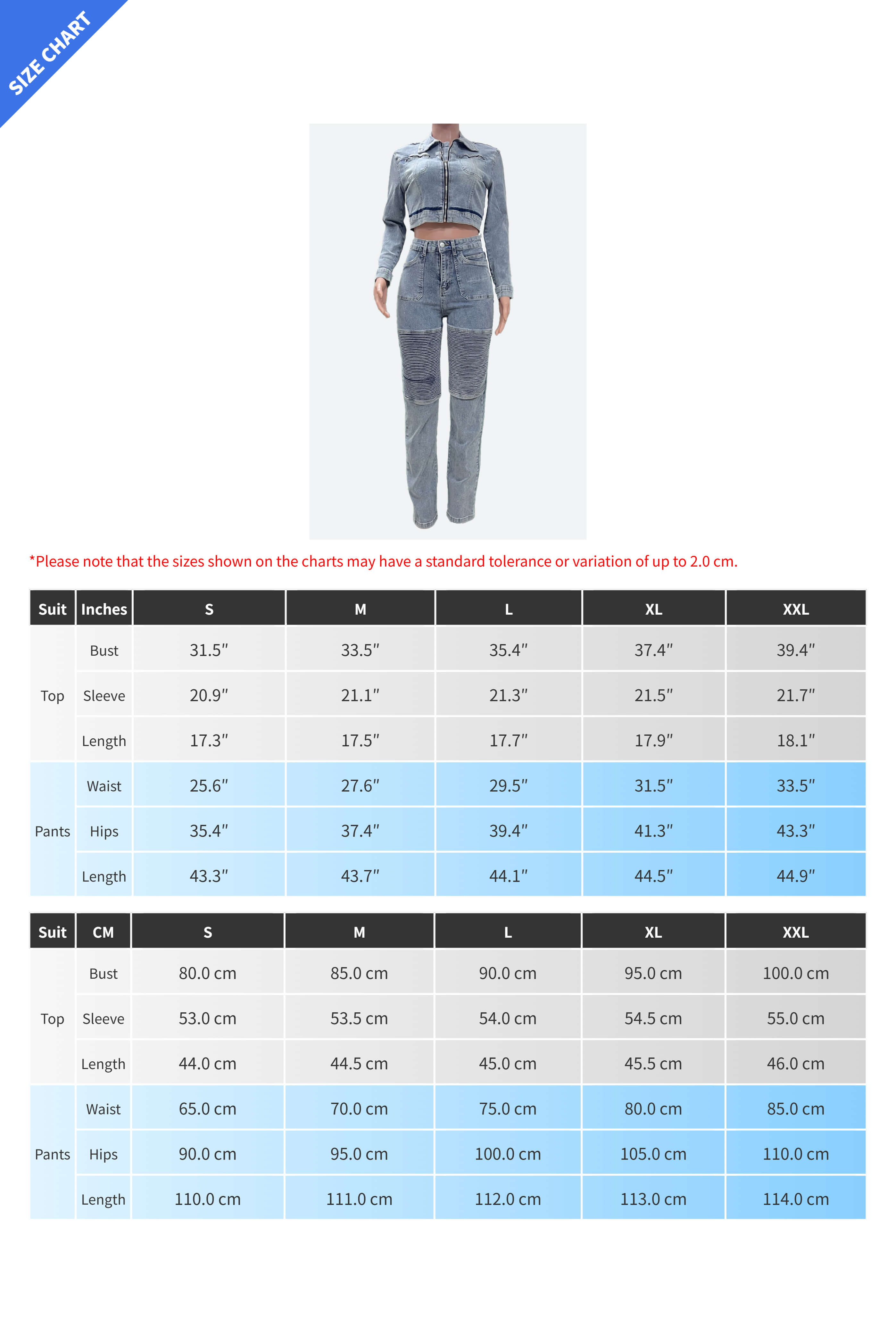 Denim Jacket & Pants Set Lavish Daily