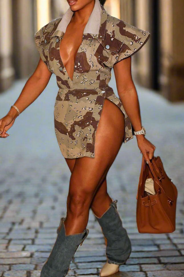 Camo Skirt Set Lavish Daily