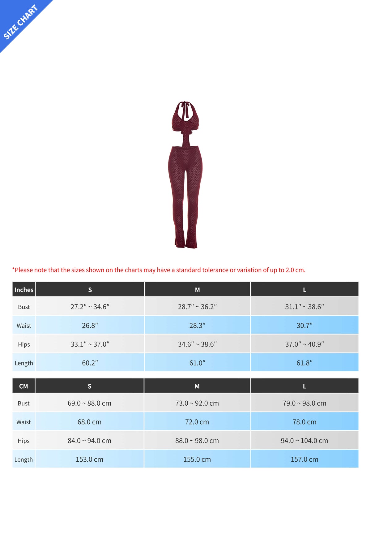 Open-Knit Halter Cutout Catsuit Lavish Daily