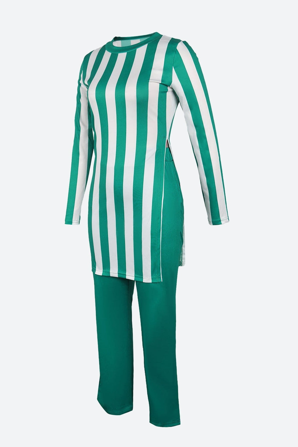 Striped T Shirts & Pants Set Lavish Daily