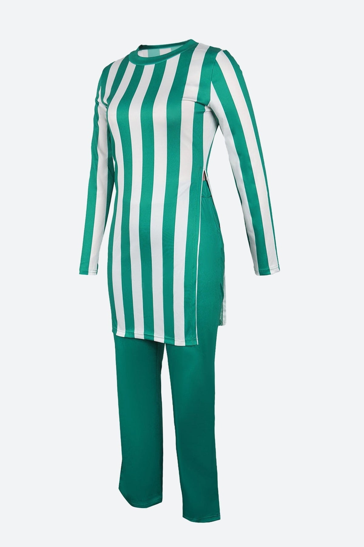 Striped T Shirts & Pants Set Lavish Daily