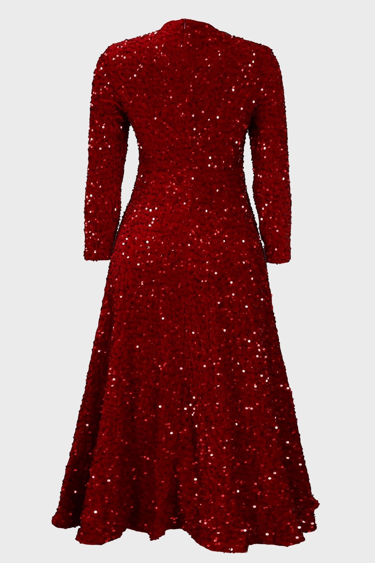 Sequin Long Sleeve Dresses Lavish Daily