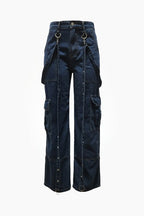 Mid Rise Loose Fit Denim Pants Lavish Daily