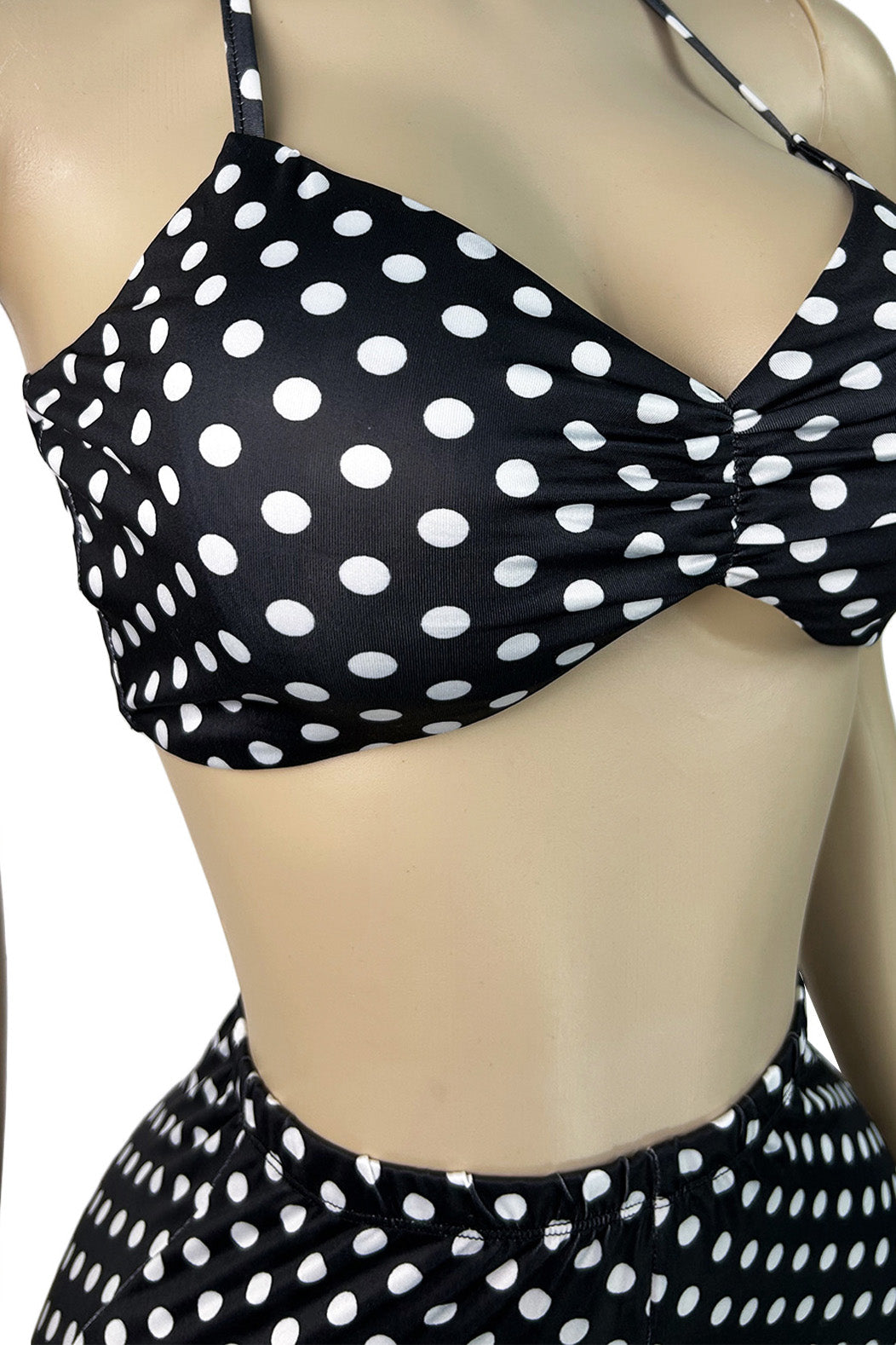 Retro Polka Dot 2-Piece Capri Set Lavish Daily