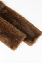 Faux Fur Trim Faux Leather Jacket Lavish Daily