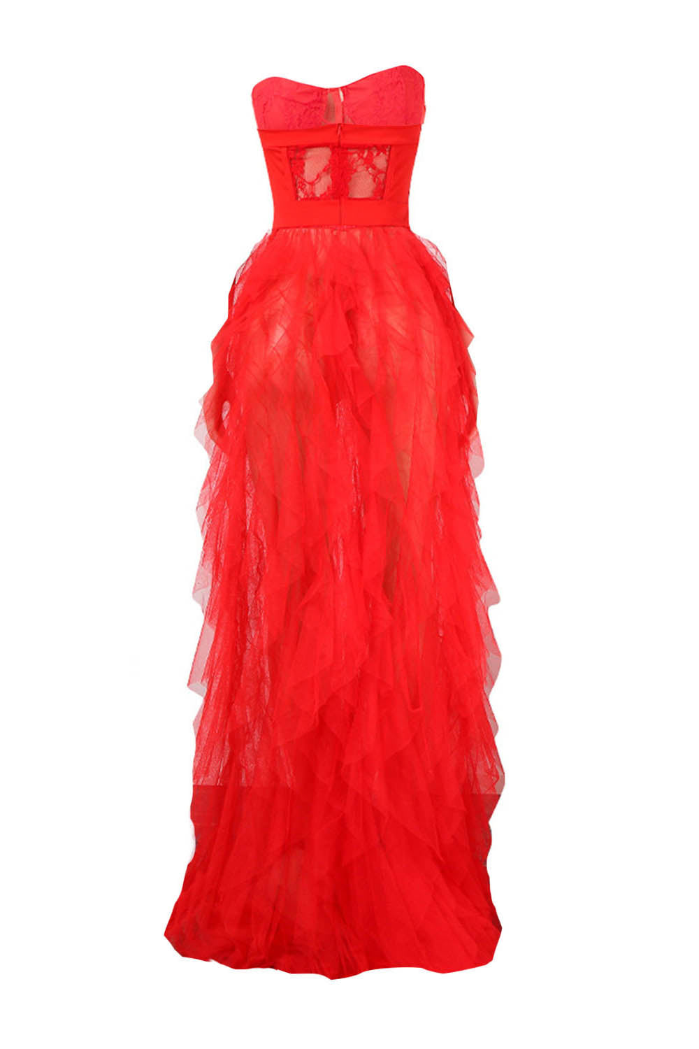 See Through Corset Maxi Dress Lavish Daily