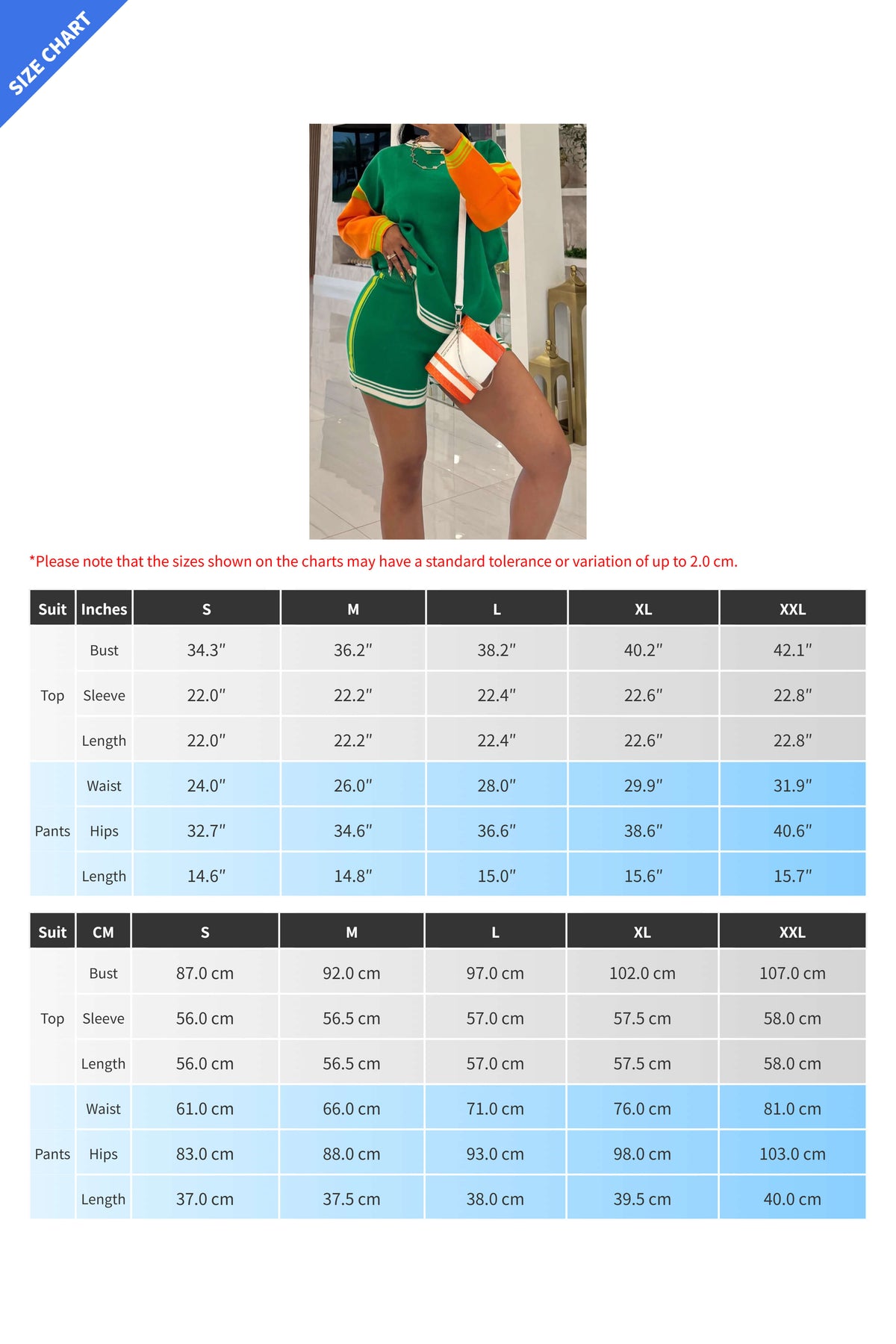 Colorblock Knit Shorts Set Lavish Daily