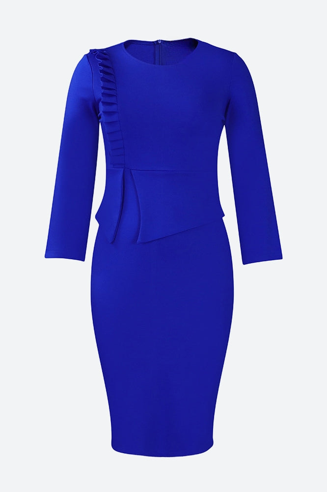 Casual Elegant Solid Versatile Dress Lavish Daily