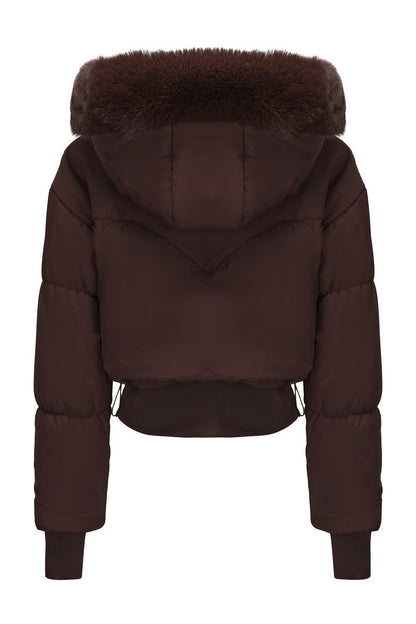 Vintage Short Down Jacket Lavish Daily