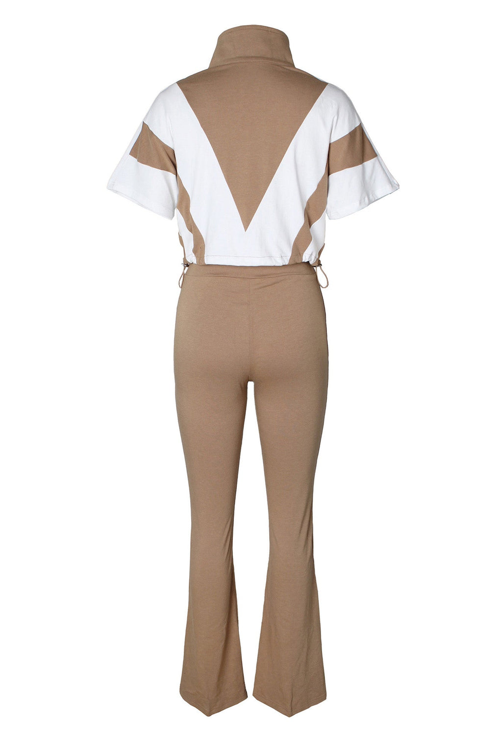 Elastic Waist Colorblock Sport 2-Piece Set Lavish Daily