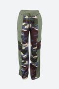 Drawstring Wide-Leg Printed Pants Lavish Daily
