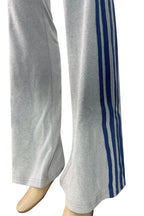 Zip Up Drawstring Stripe Flare Pants Set Lavish Daily