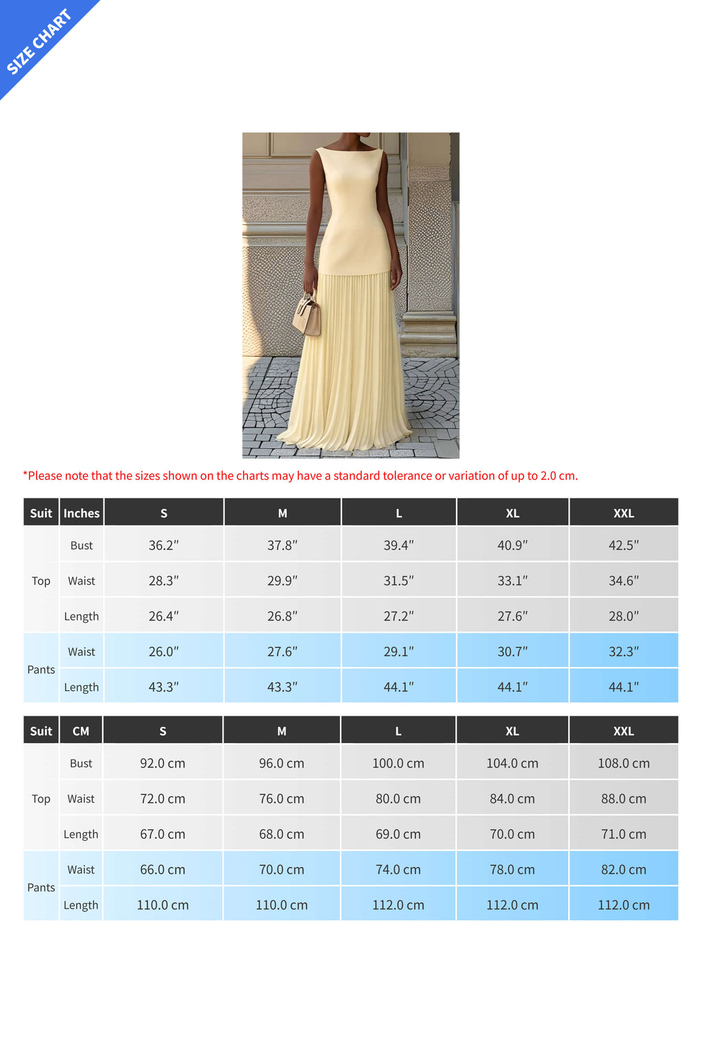 Solid Sleeveless Top & Pleated Skirt Set Lavish Daily