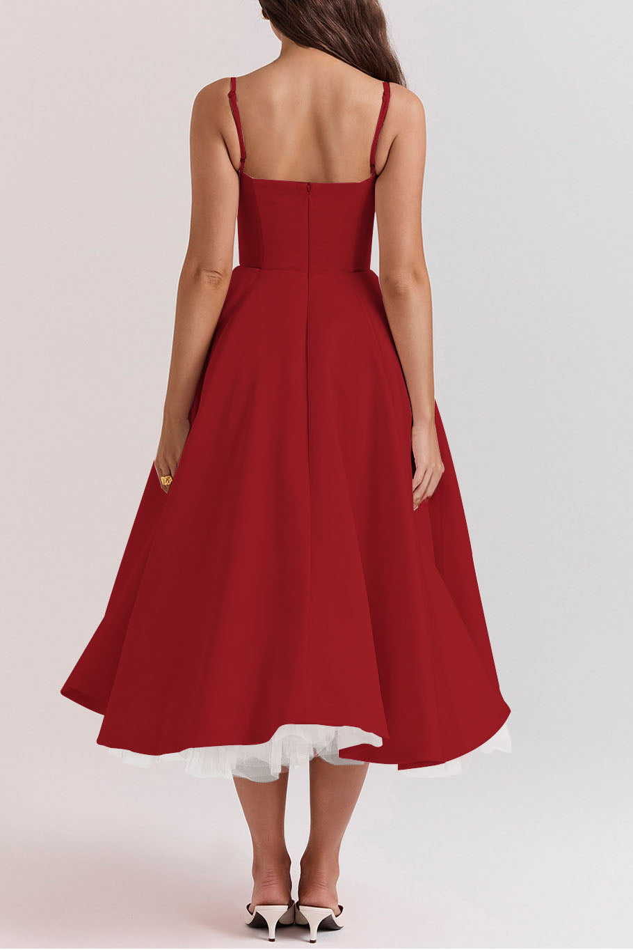 Luxury Spaghetti Strap Princess Dress Lavish Daily