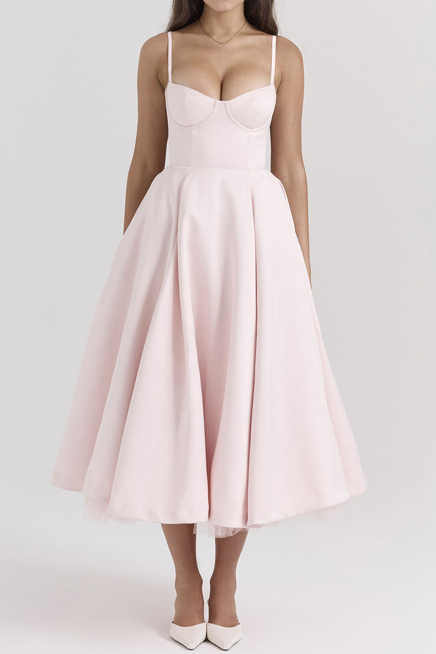 Luxury Spaghetti Strap Princess Dress Lavish Daily