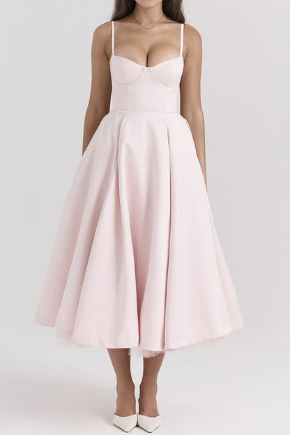 Luxury Spaghetti Strap Princess Dress Lavish Daily