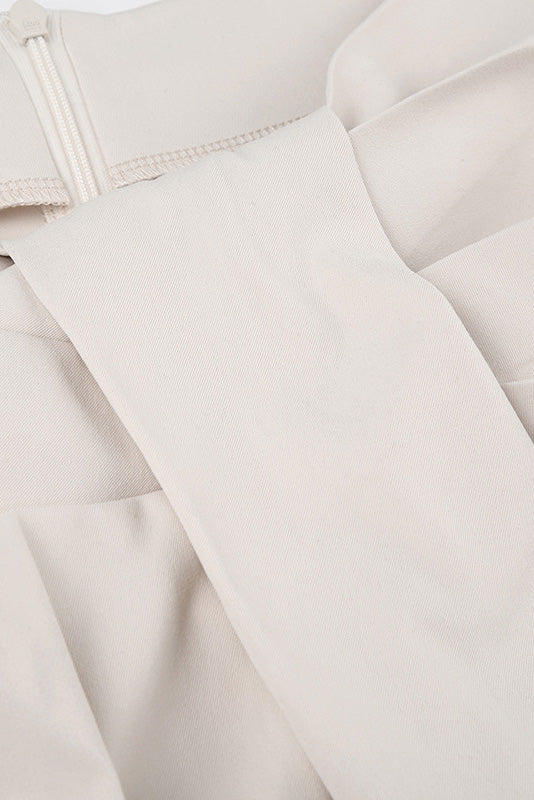 Solid Knot Low Waist Wide Leg Pants Lavish Daily