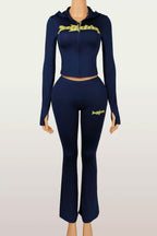 Trendy Print Leopard Bodycon Two Piece Set LavishDaily