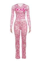 Zip Up Long Sleeve Top and Pants Set LavishDaily