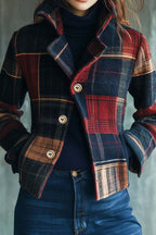 Classic Plaid Jacket Lavish Daily