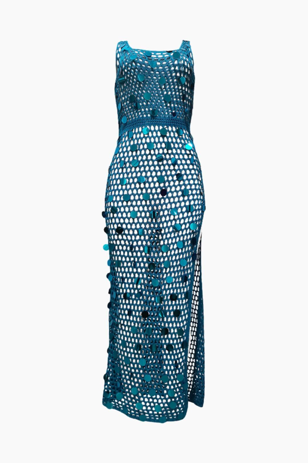 Fishnet Cover Up Beach Dress Lavish Daily