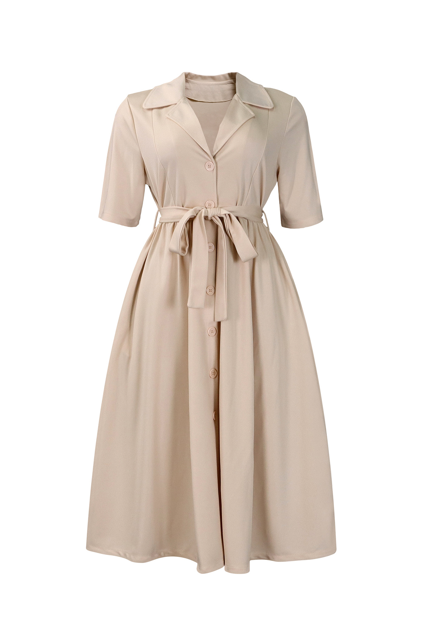 Belted Shirtdress Lavish Daily